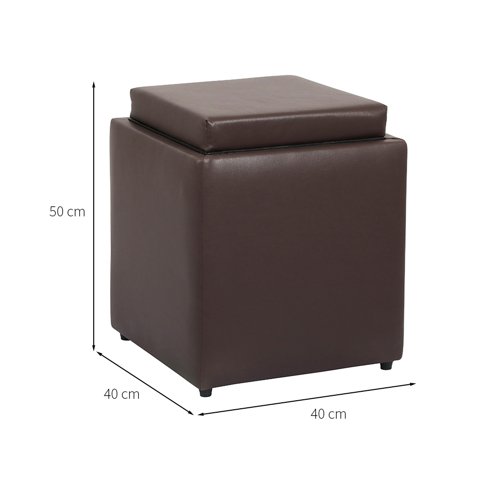 Puff com Baú Tray Tabaco