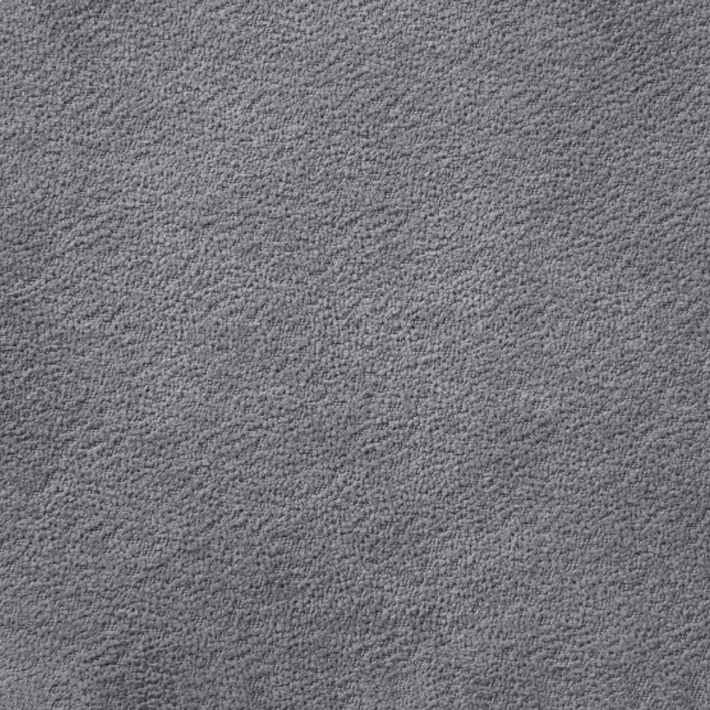 Cadeira Aurora Bouclé Cinza Metal Preto