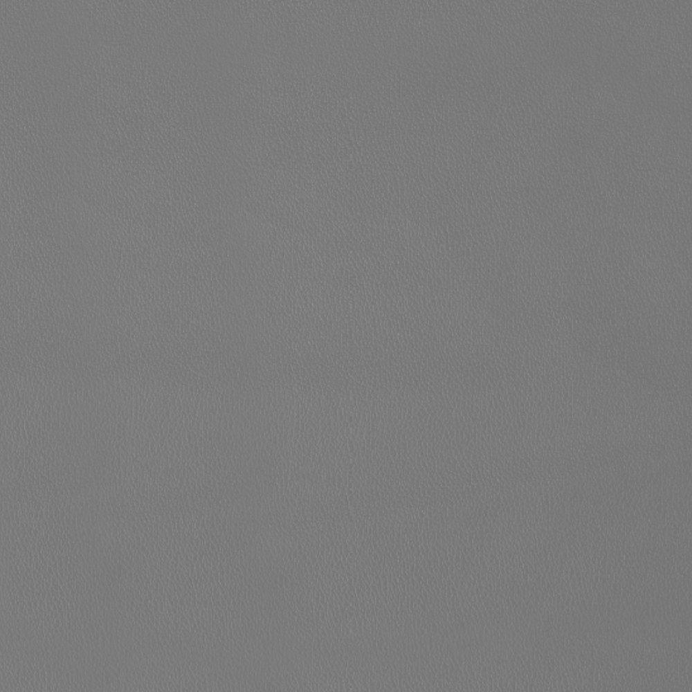 Cadeira Aurora Couro Cinza Metal Preto