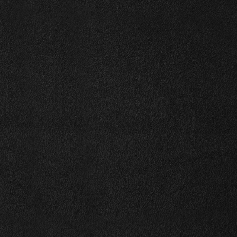 Cadeira Aurora Couro Preto Metal Champanhe