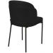 Cadeira Aurora Couro Preto Metal Preto