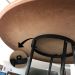 Mesa Bistrô Dubai Madeira Com Base Preto 60 Cm