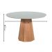 Mesa de Jantar Lisboa Tampo Redondo Off White 1,35M