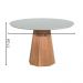Mesa de Jantar Lisboa Tampo Redondo Off White 1M