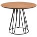 Mesa de Jantar Rubi Cinamomo em Metal Preto 1,20 M