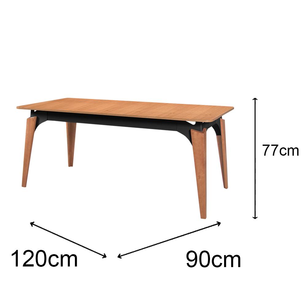 Mesa de Jantar Vitória Retangular 1,80M Cinamomo