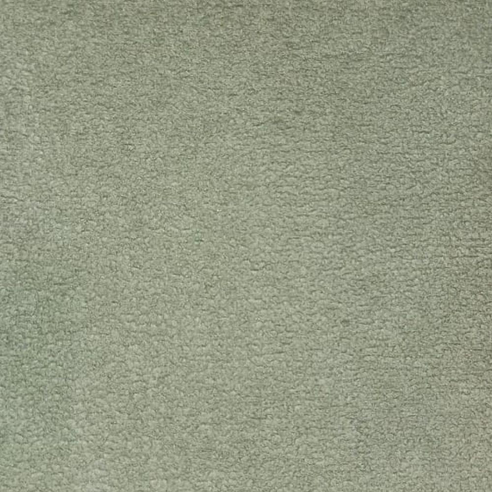 Puff Realeza Decorativo com Bouclé Verde e Pés Preto
