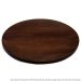 Prato Giratório Centro De Mesa Madeira Castanho 60cm
