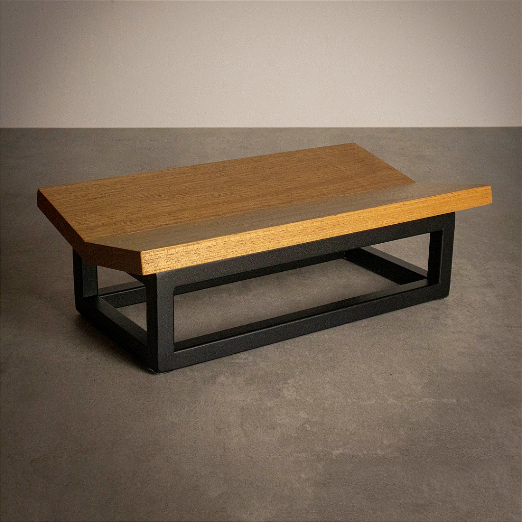 Fruteira de mesa Daily - Madeira e Ferro Cor:Preto