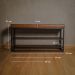 Sapateira Banco Sion Duo - Estofado Marrom (60cm) Cor:Terra Cota