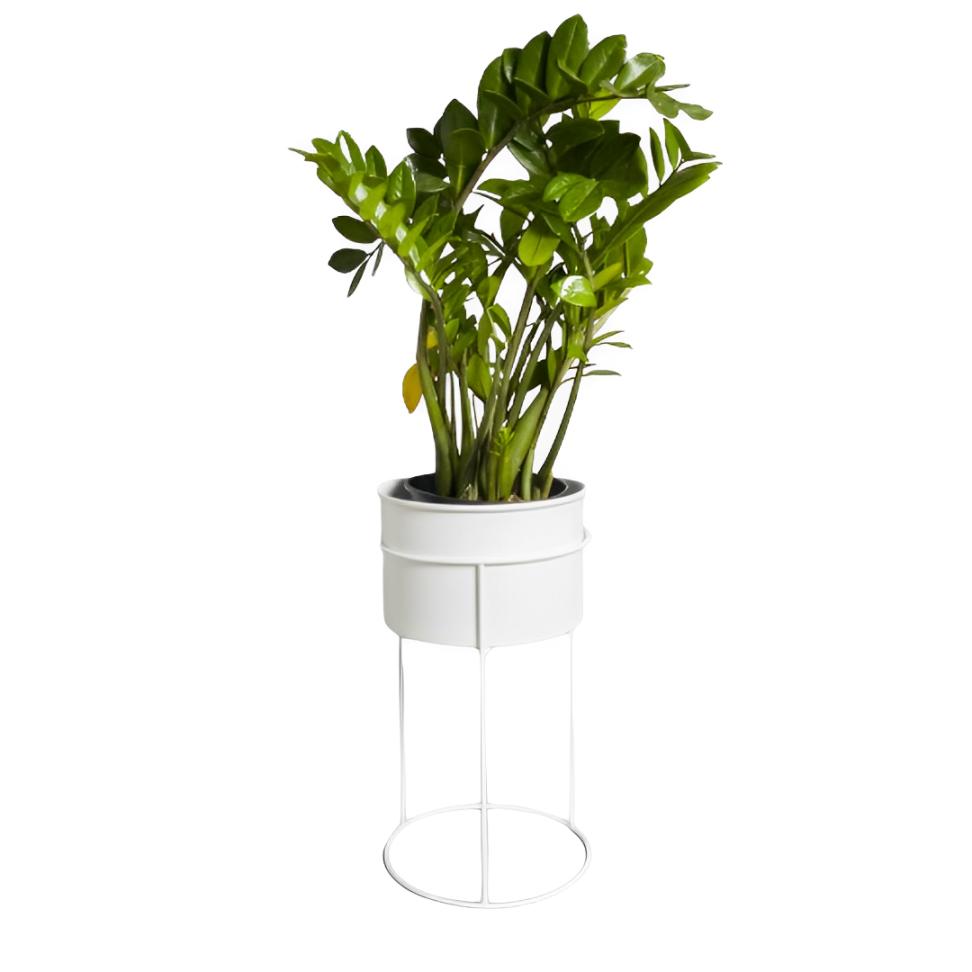 Suporte de Plantas com vaso Humaitá Cor:Branco