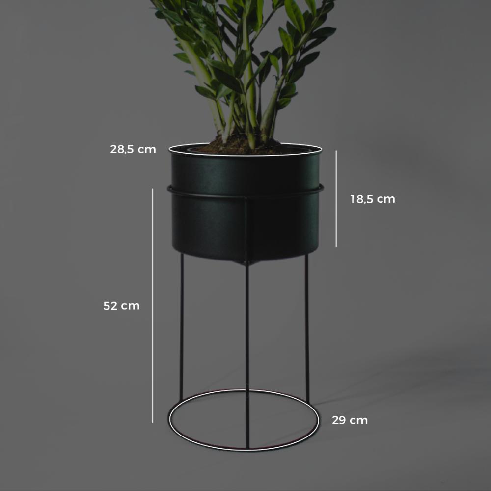 Suporte de Plantas com vaso Humaitá Cor:Terra Cota