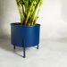 Suporte de Plantas com vaso Slim Humaitá Cor:Azul