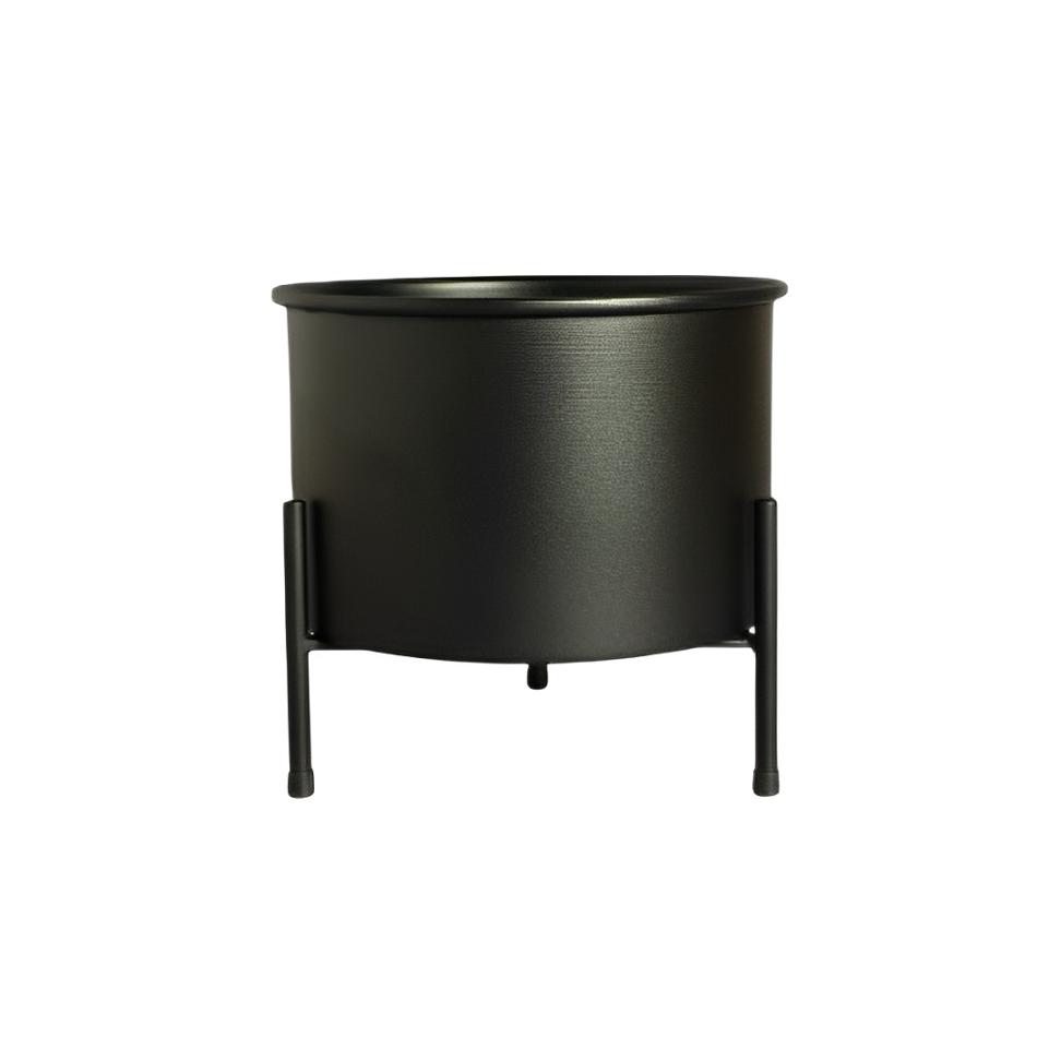 Suporte de Plantas com vaso Slim Humaitá Cor:Cinza