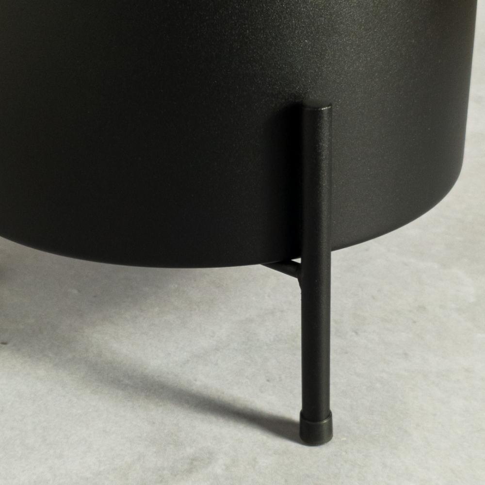 Suporte de Plantas com vaso Slim Humaitá Cor:Cinza