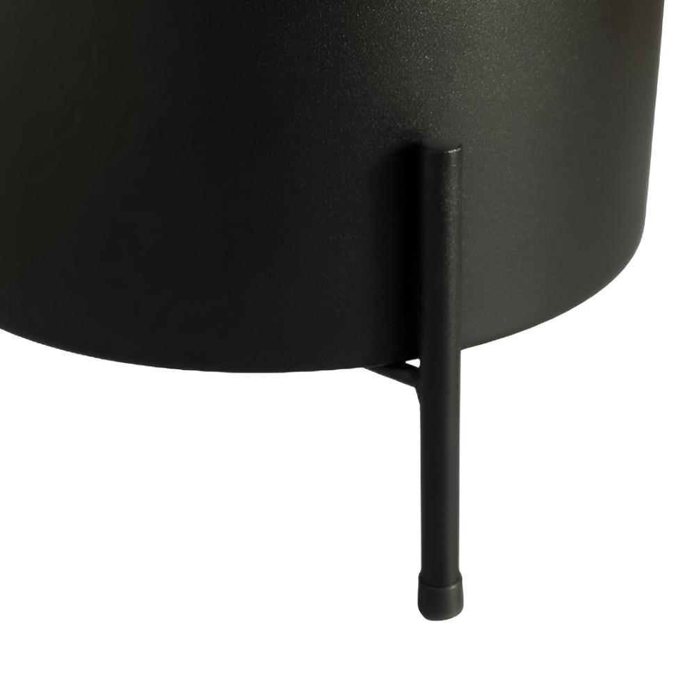 Suporte de Plantas com vaso Slim Humaitá Cor:Preto