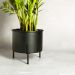 Suporte de Plantas com vaso Slim Humaitá Cor:Preto