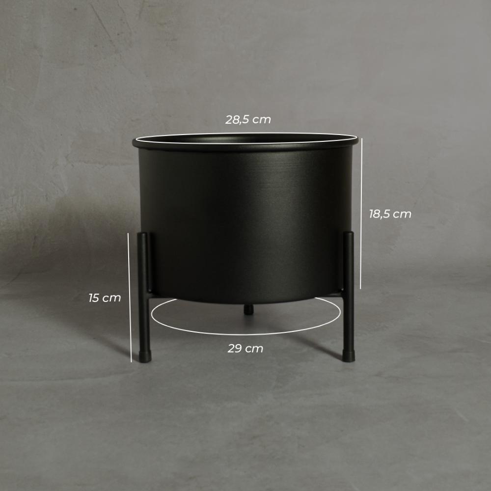 Suporte de Plantas com vaso Slim Humaitá Cor:Terra Cota