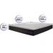 Colchão King com Molas Ensacadas Cama inBox Cloud Cinza 193x203x28