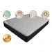 Colchão Queen com Molas Ensacadas Cama inBox Cloud Cinza 158x198x28