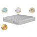 Colchão Queen com Molas Ensacadas Cama inBox Wonderful Branco 158x198x32