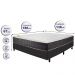 Conjunto Cama Box Casal com Molas Ensacadas Cama inBox Cloud Cinza 138x188x67