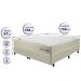 Conjunto Cama Box Queen com Molas Ensacadas Cama inBox Cloud Bege 158x198x67