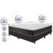 Conjunto Cama Box Queen com Molas Ensacadas Cama inBox Cloud Cinza 158x198x67