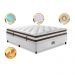 Cama Box Casal Colchão + Box 138x188 Molas Ensacadas Cama inBox Relax Pillow