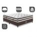 Cama Box Casal Colchão + Box 138x188 Molas Ensacadas Cama inBox Relax Pillow Café
