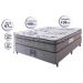 Cama Box Casal Colchão Ortopédico + Box 138x188x67 One Face Espuma D45 Cinza