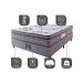 Cama Box Casal Colchão Ortopédico + Box 138x188x67 One Face Espuma D45 Cinza