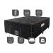 Cama Box Casal Colchão Ortopédico Black + Box 138x188x67 One Face Espuma D33 Preto