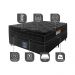Cama Box Casal Colchão Ortopédico Black + Box 138x188x71 Double Face Espuma D33 Preto