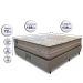 Cama Box Casal Colchão Pillow In + Box 138x188x72 Molas Ensacadas Cama inBox Duo Linem Bege