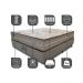 Cama Box Casal Colchão Pillow In + Box 138x188x72 Molas Ensacadas Cama inBox Duo Linem Bege