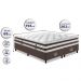 Cama Box King Colchão + Box 193x203 Molas Ensacadas Cama inBox Relax Pillow Café