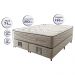Cama Box King Colchão Euro + Box 193x203x71 Molas Ensacadas Cama inBox Ocean Bege