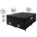 Cama Box King Colchão OrtoFirm Black + Box 193x203x71 Double Face Espuma D33 Preto