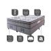 Cama Box King Colchão Ortopédico + Box 193x203x67 One Face Espuma D45 Cinza
