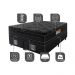 Cama Box King Colchão Ortopédico Black + Box 193x203x71 Double Face Espuma D33 Preto