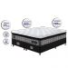 Cama Box King Colchão Pillow Top + Box 193x203x70 Molas Ensacadas Cama inBox Abstrato
