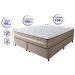 Cama Box Queen (Colchão + Box) 158x198x60 de Molas Ensacadas Cama inBox Smart Gold Bege