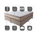 Cama Box Queen (Colchão + Box) 158x198x60 de Molas Ensacadas Cama inBox Smart Gold Bege