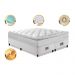 Cama Box Queen Colchão + Box 158x198 Molas Ensacadas Cama inBox Confort Snow