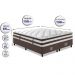 Cama Box Queen Colchão + Box 158x198 Molas Ensacadas Cama inBox Relax Pillow Café