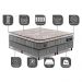 Cama Box Queen Colchão Euro Pillow + Box 158x198x70 Molas Ensacadas Cama inBox Frost ThermoGel