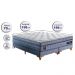 Cama Box Queen Colchão Euro Pillow + Box 158x198x70 Molas Ensacadas Cama inBox Supreme Confort Gel