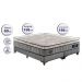 Cama Box Queen Colchão Euro Pillow +Box 158x198x60 Molas Ensacadas Cama inBox Frost ThermoGel Living