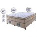 Cama Box Queen Colchão Ortopédico + Box 158x198x67 One Face Espuma D33 Dourado